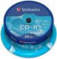 Verbatim CD-R Extra Protection 700MB 52x 25tk tornis hind ja info | Sülearvuti tarvikud | kaup24.ee