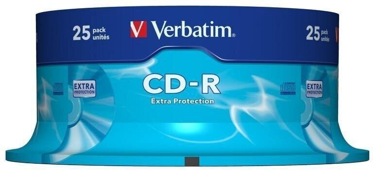 Verbatim CD-R Extra Protection 700MB 52x 25tk tornis hind ja info | Sülearvuti tarvikud | kaup24.ee