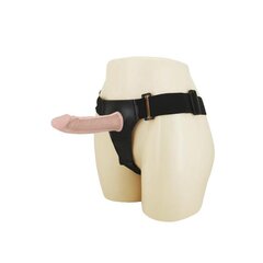 Vibratsiooniga õõnes Strap-on 15,5 x 4,2 cm Flesh hind ja info | BDSM ja fetish | kaup24.ee