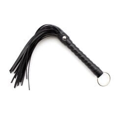 Piits Mini Flogger 28 cm Must hind ja info | BDSM ja fetish | kaup24.ee