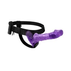 Harness Double Dildo with Vibration Purple цена и информация | БДСМ и фетиш | kaup24.ee