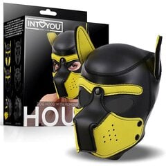 Hound Neoprene Dog Hound Removable Muzzle Black/Yellow One Size hind ja info | BDSM ja fetish | kaup24.ee