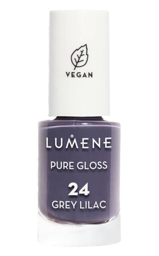 Küünelakk Lumene Pure Gloss 24 Grey Lilac, 5 ml цена и информация | Küünelakid, küünetugevdajad | kaup24.ee