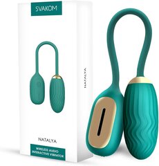 SVAKOM Natalya Bluetooth music vibrator - Green цена и информация | Вибраторы | kaup24.ee