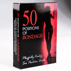 50 Positions of Bondage mäng hind ja info | Erootilised kingitused ja suveniirid | kaup24.ee