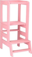 Детский кухонный стул Springos, розовый цена и информация | Детские столы и стулья | kaup24.ee