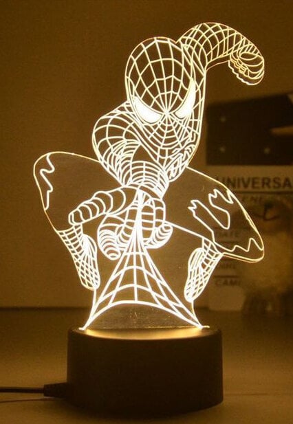 Lamp 3D Led Marvel цена и информация | Lastetoa valgustid | kaup24.ee