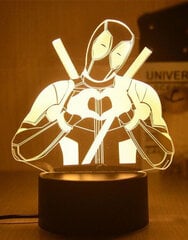 3D лампа Led Marvel цена и информация | Детские светильники | kaup24.ee