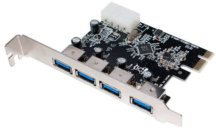 LogiLink USB3.0 4-Port PCI-Express Card PC0057 цена и информация | Regulaatorid | kaup24.ee