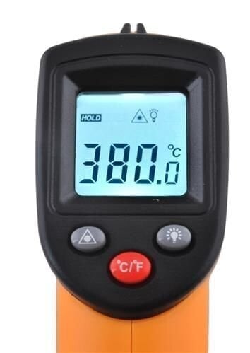 Püromeeter, kontaktivaba lasertermomeeter hind ja info | Mõõdikud (niiskus, temp, pH, ORP) | kaup24.ee