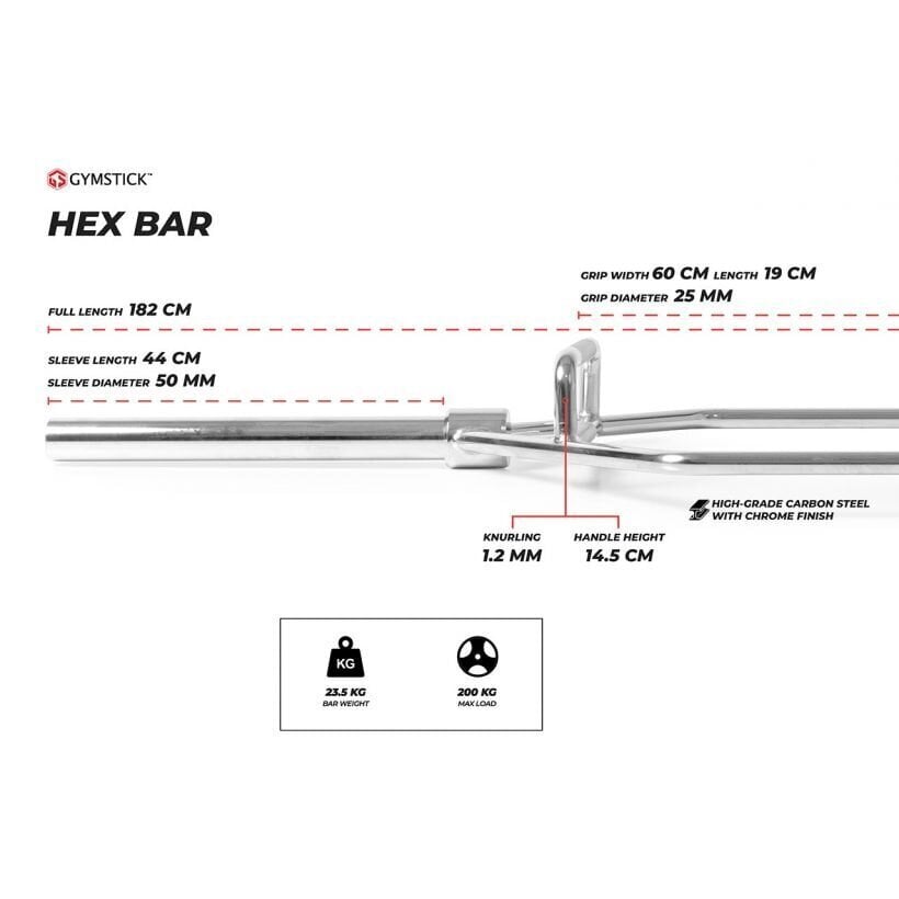 Kang Gymstick, 182cm hind ja info | Hantlid, kangid, raskused | kaup24.ee