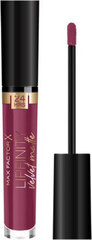 Губная помада Max Factor Lipfinity Velvet Matte Satinberry, 23 г цена и информация | Помады, бальзамы, блеск для губ | kaup24.ee