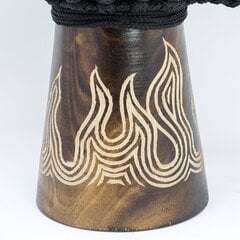 Джембе Terre Carved - Flame 25 см цена и информация | Перкуссии | kaup24.ee