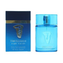 <p>Модный дом Trussardi представил аромат A Way, выпущенный отдельно для мужчин и женщин.</p>

<p>Аромат A Way отражает новое поколение людей с инновационным и современным подходом. Он отражает молодую, освежающую культуру, в которой все больше ценится индивидуальное человеческое самовыражение. Этот проект был создан, чтобы отразить сильную личность с ясными, гениальными, исключительными и яркими идеями.</p>

<p>Путь – это путешествие и открытие.</p>

<p>Trussardi посвятил эти два аромата тем, кто постоянно ищет новые горизонты.</p>

<p>A Way — это отражение элегантности, утонченности и бесконечного поиска оригинальных идей модного дома Trussard.</p>

<p>A Way For Him — освежающий, древесный, восточно-фруктовый аромат, посвященный мужчинам, которые ищут возможности и различные способы отвлечься от рутины: путешествовать, открывать, узнавать. Аромат создан для сильных и ярких личностей.</p>

<p>- Верхние ноты: грейпфрут, лимон, бергамот;<br />
- Средние ноты: запахи моря и зелени;<br />
- Базовые ноты: белая древесина, пачули, ваниль.</p>
 цена и информация | Мужские духи | kaup24.ee