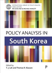 Policy Analysis in South Korea цена и информация | Книги по социальным наукам | kaup24.ee