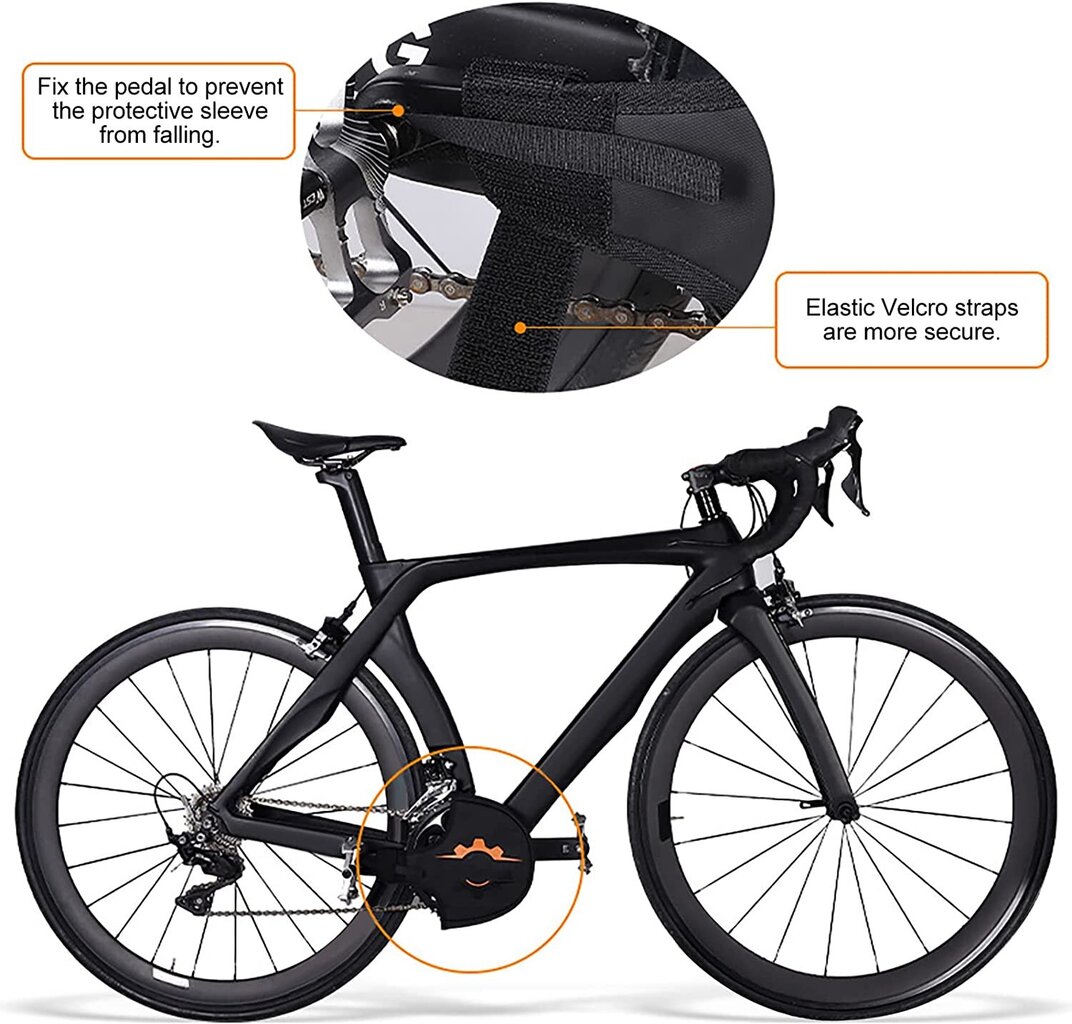 Kaitsekate West Biking jalgratta ketirattale, must, veekindel hind ja info | Muud jalgratta varuosad | kaup24.ee