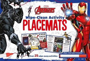 Marvel Avengers: Wipe-clean Activity Placemats hind ja info | Väikelaste raamatud | kaup24.ee