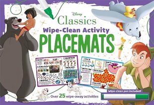 Disney Classics: Wipe-Clean Activity Placemats hind ja info | Väikelaste raamatud | kaup24.ee