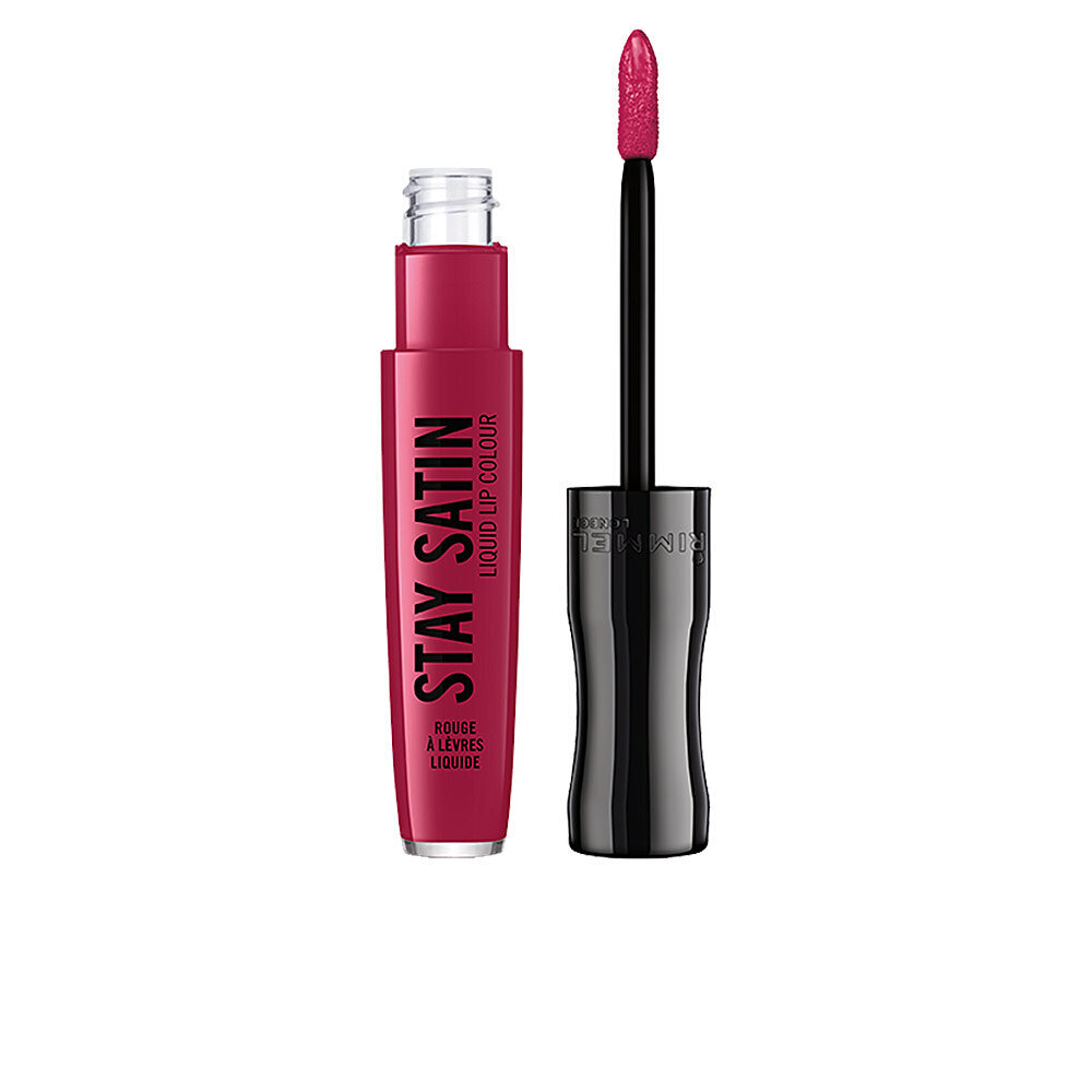 Rimmel London Stay Satin Liquid Lip Color 800 Rad 5,5 ml цена и информация | Huulepulgad, -läiked, -palsamid, vaseliin | kaup24.ee