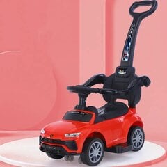 Tõukeauto lükkesangaga Aoli LED, punane hind ja info | Imikute mänguasjad | kaup24.ee