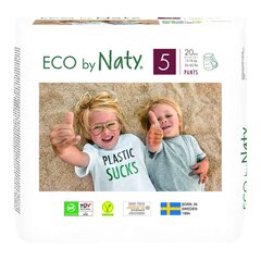 Органические подгузники Nature Babycare 5 Junior, 12-18кг, 20 шт. цена и информация | Подгузники | kaup24.ee