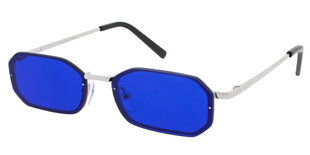 Мужские солнцезащитные очки Ollie в серебряной оправе и темно-синими стеклами цена и информация | Солнцезащитные очки | kaup24.ee