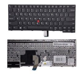 Клавиатура LENOVO Thinkpad E470, с трекпоинтом, US цена и информация | Аксессуары для компонентов | kaup24.ee