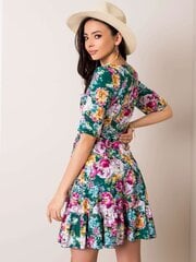 Naiste lilleline kleit, tumeroheline hind ja info | Kleidid | kaup24.ee