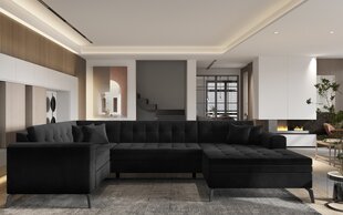 П-образный угловой диван E-MONTEZ-Lukso 10-Right цена и информация | Диваны | kaup24.ee