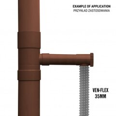 Сборник дождевой воды/сифон с клапаном - 90мм - коричневый цена и информация | Водосточные системы | kaup24.ee
