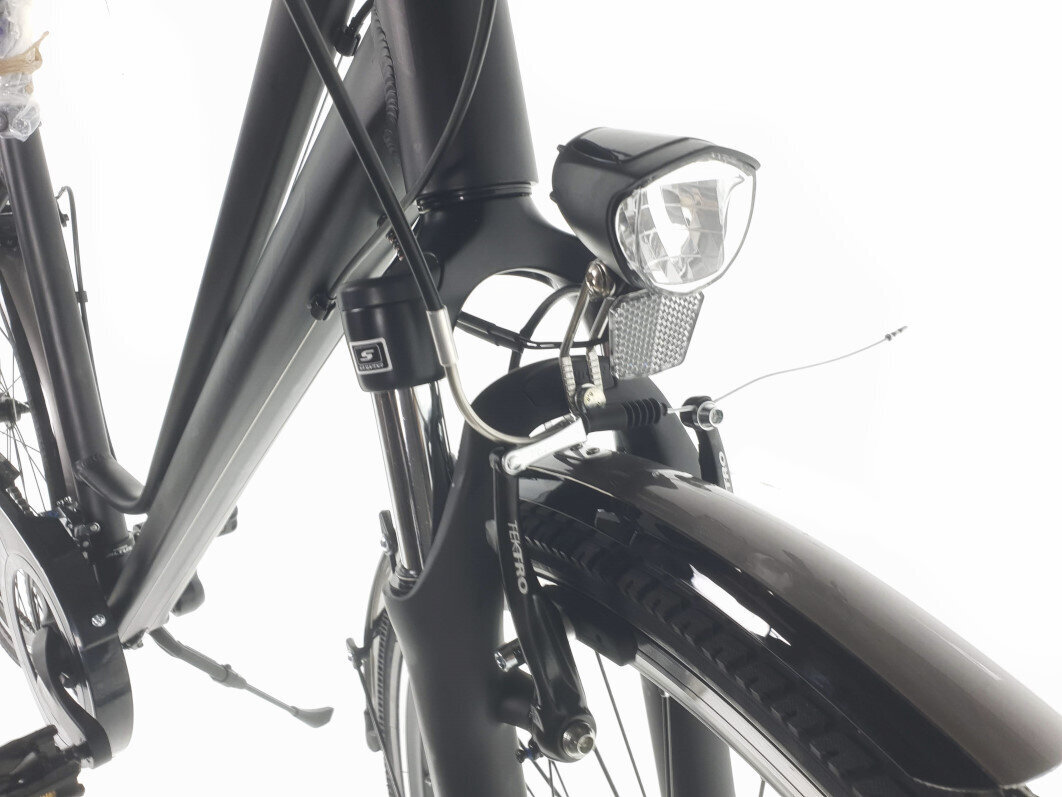 Naiste jalgratas Kands Elite Pro, 150-167 cm pikk, alumiinium, amortisaatoriga, 27 Shimano käiguvahetajat, 28" alumiiniumveljed, Must цена и информация | Jalgrattad | kaup24.ee