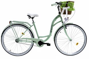 Naiste jalgratas Davi Lila, 160-185 cm, 28", roheline hind ja info | Jalgrattad | kaup24.ee