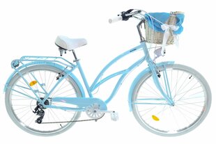 Naiste jalgratas Davi Bianca Alu, 160-185 cm, 28", Shimano, sinine цена и информация | Велосипеды | kaup24.ee