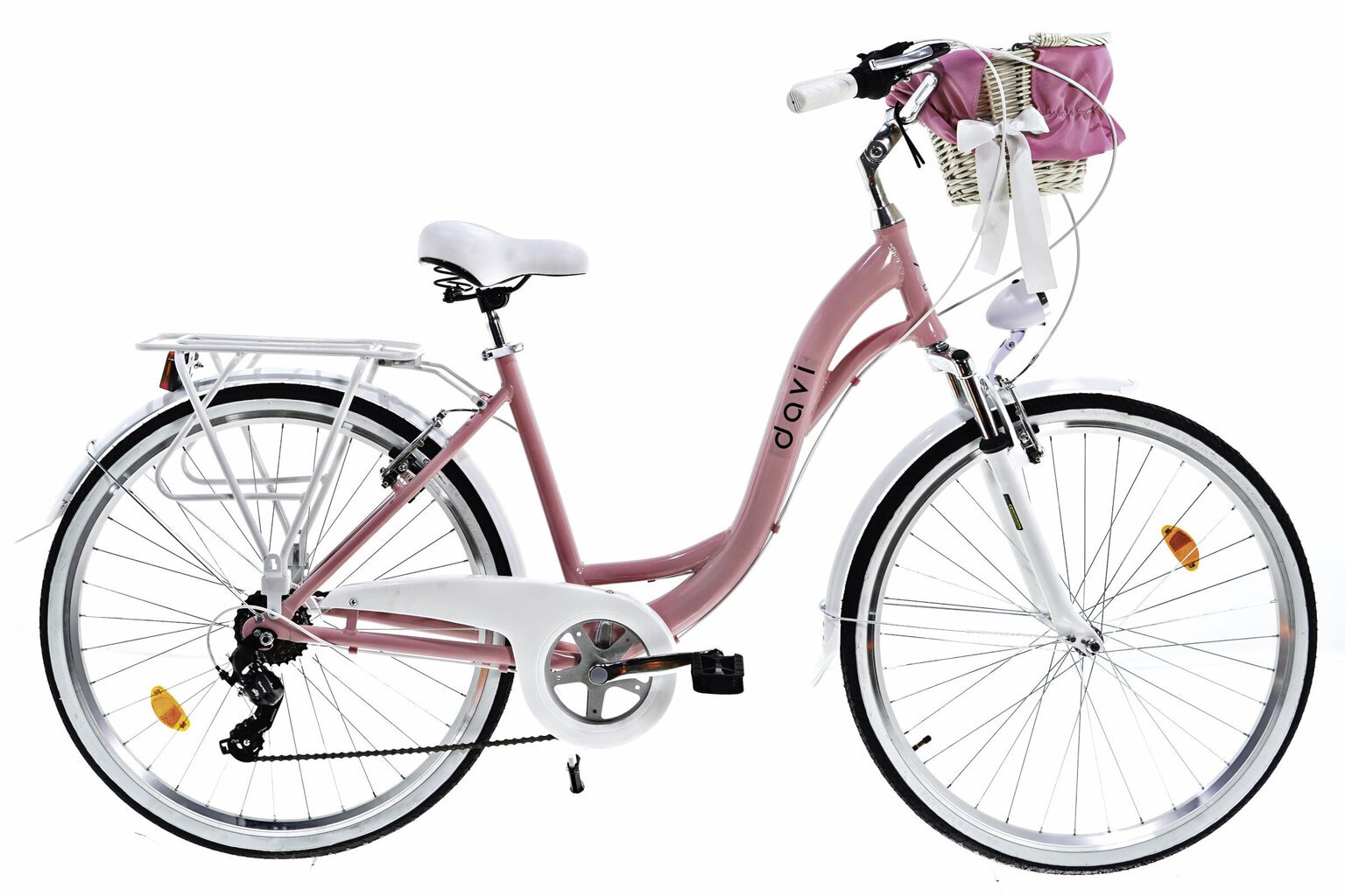 Naiste jalgratas Davi Maria Alu, 160-185 cm, 28", Shimano, roosa цена и информация | Jalgrattad | kaup24.ee