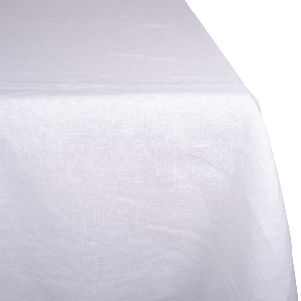 Norravilla linane laudlina, 140 x 140 cm, valge hind ja info | Laudlinad, lauamatid, servjetid | kaup24.ee