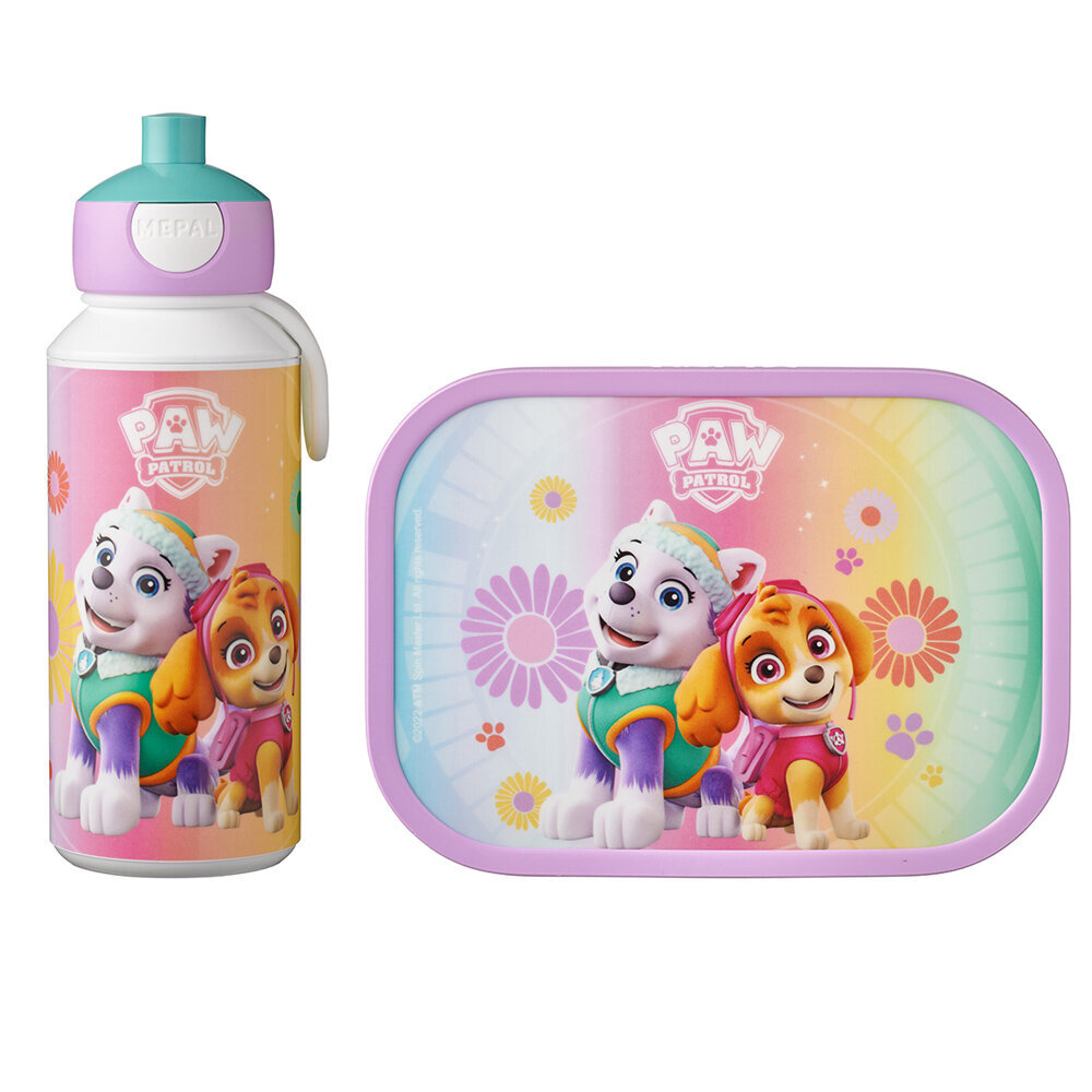 Joogpudel ja lõunakarp Mepal Bento Paw Patrol Girls цена и информация | Toidu säilitusnõud | kaup24.ee