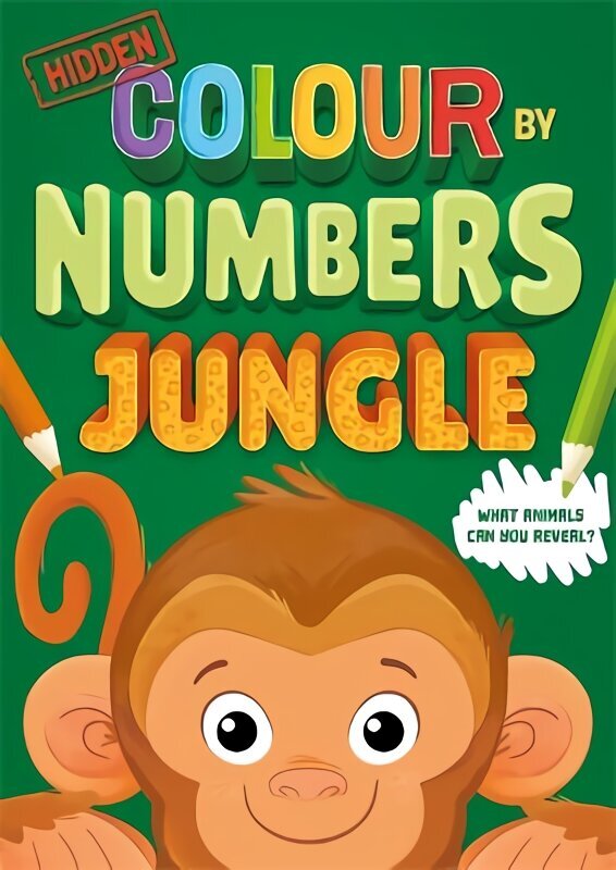 Hidden Colour By Numbers: Jungle hind ja info | Väikelaste raamatud | kaup24.ee