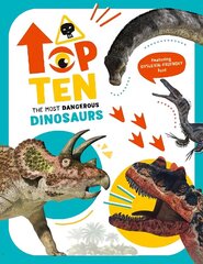 Most Dangerous Dinosaurs: Top Ten hind ja info | Noortekirjandus | kaup24.ee