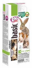 LoLo Pets Smakers maiusepulgad närilistele ja jänestele müsliga 2tk 90g цена и информация | Корм для грызунов | kaup24.ee