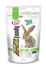 LoLo Pets Foody täissööt jänestele 600g hind ja info | Toit närilistele | kaup24.ee