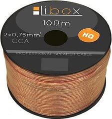 Kaabel Libox 2 x 0,75 mm LB0006 helikaabel 100 m läbipaistev hind ja info | Libox Kodumasinad, kodutehnika | kaup24.ee