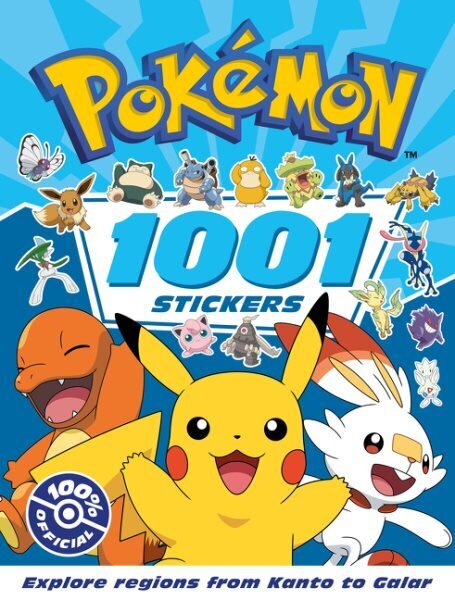 Pokemon: 1001 Stickers hind ja info | Väikelaste raamatud | kaup24.ee