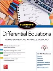 Schaum's Outline of Differential Equations, Fifth Edition hind ja info | Majandusalased raamatud | kaup24.ee