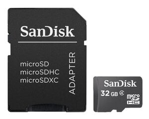 SanDisk microSDHC 32 GB hind ja info | Mälupulgad | kaup24.ee