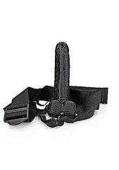 Искусственный пенис с ремешками RealRock Hollow Strap-On, 18 см цена и информация | Фаллоимитаторы | kaup24.ee