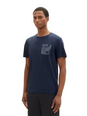 Мужская футболка Tom Tailor, синий цвет цена и информация | Мужские футболки | kaup24.ee