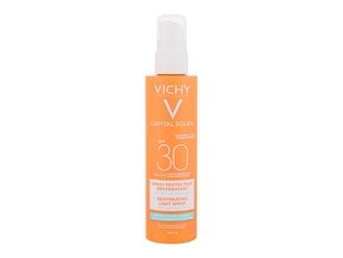 Päikesekaitsesprei Vichy Capital Soleil Rehydrating Light Spray SPF30, 200ml цена и информация | Кремы от загара | kaup24.ee