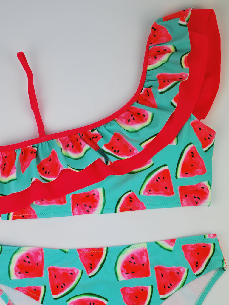 Tüdrukute ujumisriided Yoclub KD-08 Watermelon цена и информация | Tüdrukute trikood | kaup24.ee