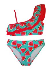 Tüdrukute ujumisriided Yoclub KD-08 Watermelon hind ja info | Tüdrukute trikood | kaup24.ee