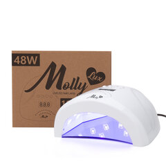 Лампа для ногтей Dual LED UV 48w гибридная MollyLux цена и информация | Аппараты для маникюра и педикюра | kaup24.ee